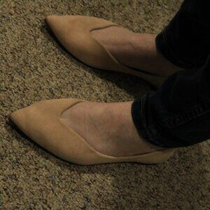 Angolan Nude flats size 7